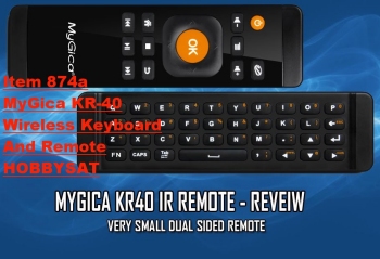 Dualsided - MyGica KR-40 Wireless Remote and Keyboard
